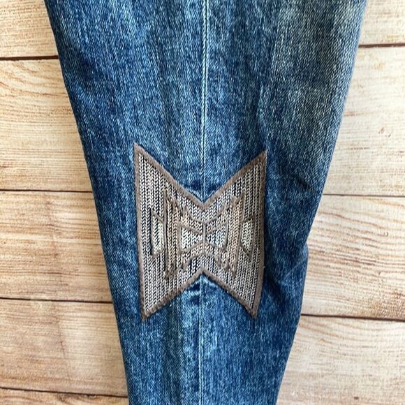 MISS ME AZTEC EMBROIDERED ANKLE JEANS - Picture 11 of 14